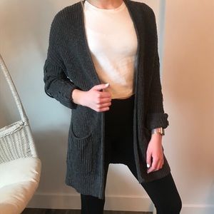 Mossimo Size S Dark Gray Cardigan Sweater